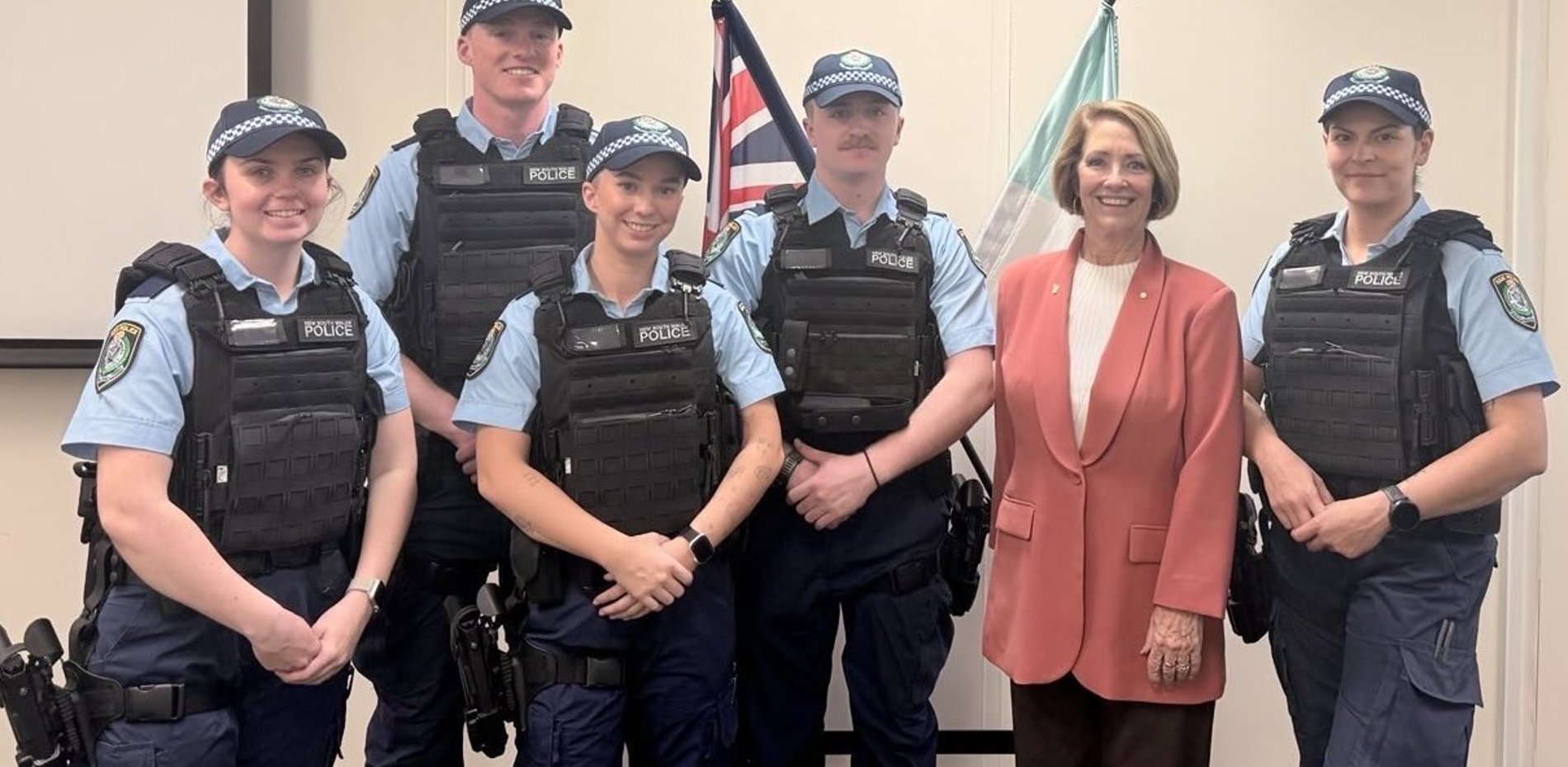 5 new police officers hit the ground in Penrith Main Image