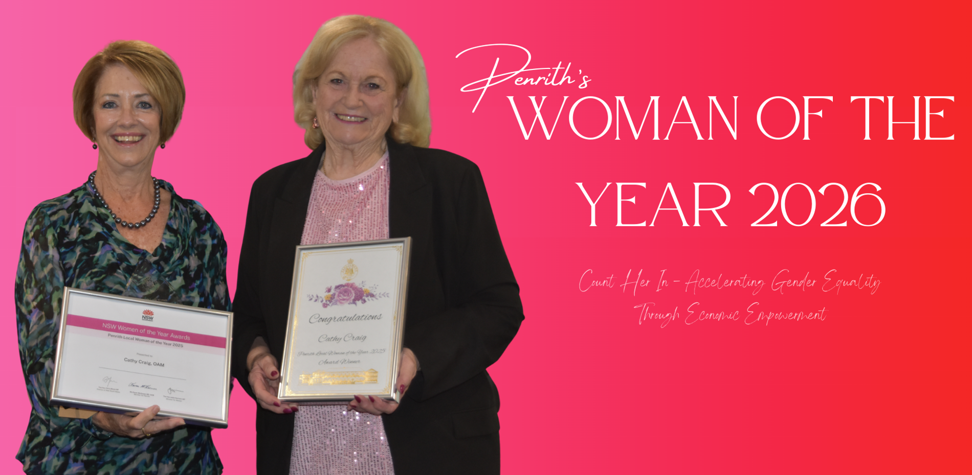 Local Woman of the Year 2026  Main Image