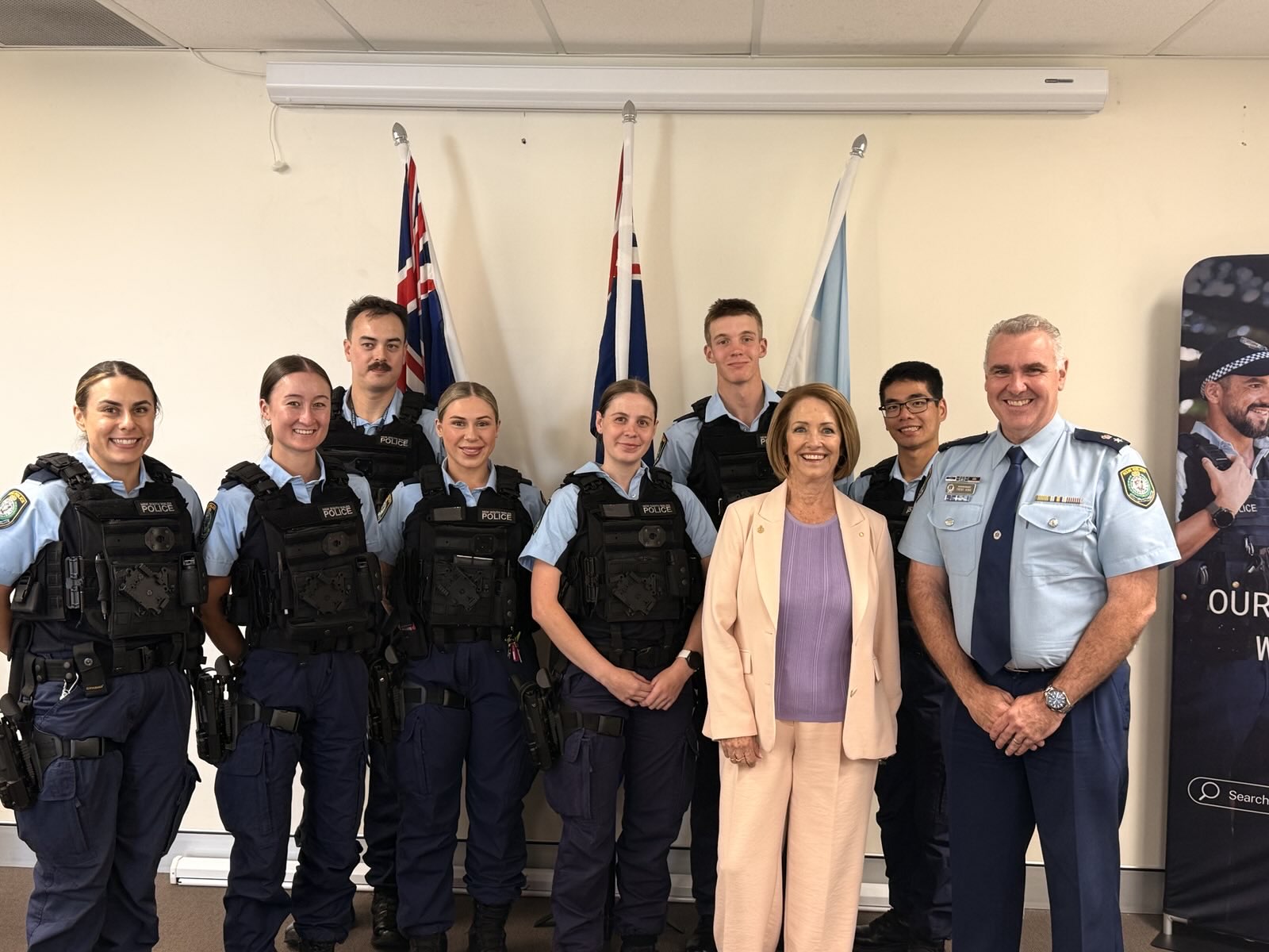 7 new police officers hit the ground in Penrith Main Image